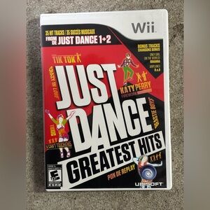 Wii Game Just Dance Greatest Hits works Nintendo Wii